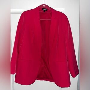 Women’s Boyfriend Blazer in Neon Berry